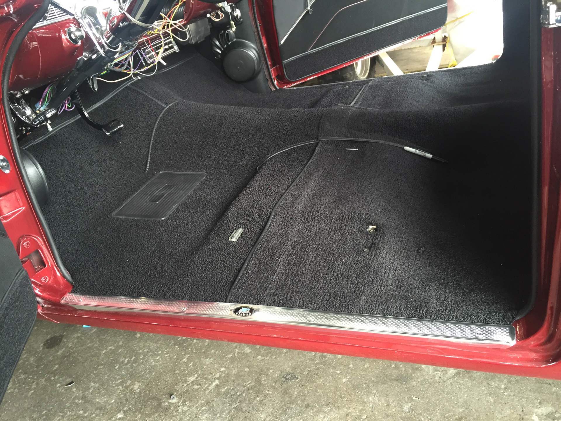 Black Interior Upholstery