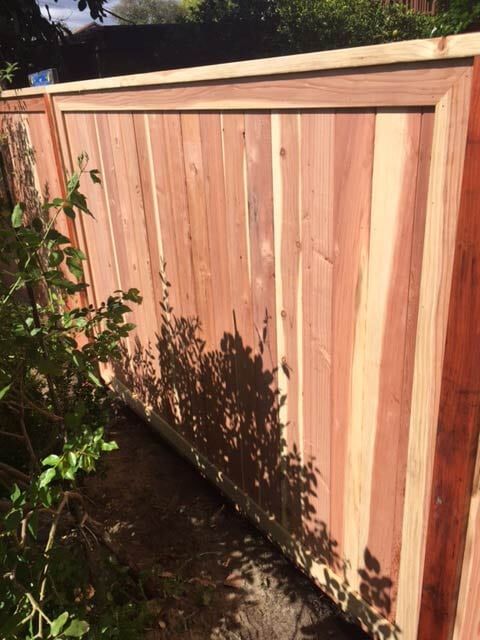 Wooden Fence close up — Repairs and Maintenance in Glendale, CA