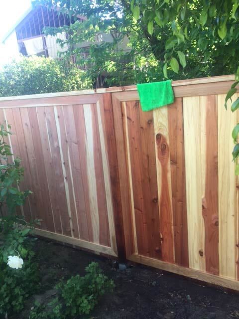 Fence side close up — Repairs and Maintenance in Glendale, CA