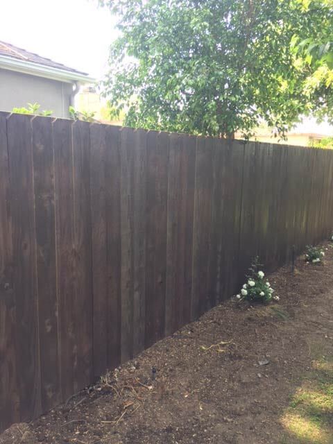 Dark wooden Fence — Repairs and Maintenance in Glendale, CA