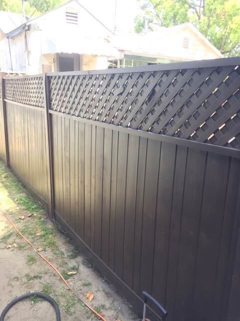 Wooden Fence side view — Repairs and Maintenance in Glendale, CA