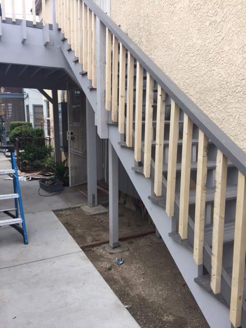 Stairs side close up — Repairs and Maintenance in Glendale, CA