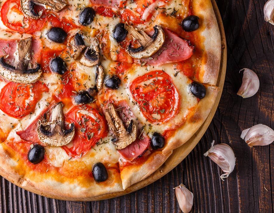 Pizza With My Mushrooms — Bradenton, FL — San Remo Pizza & Pasta