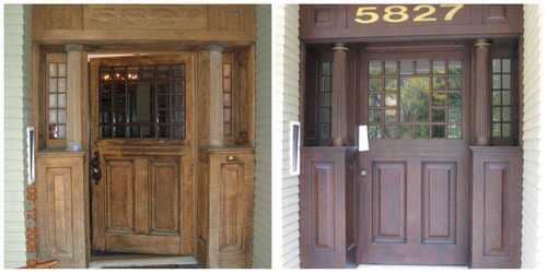 Front Door — Wood Finishing in Addison, IL
