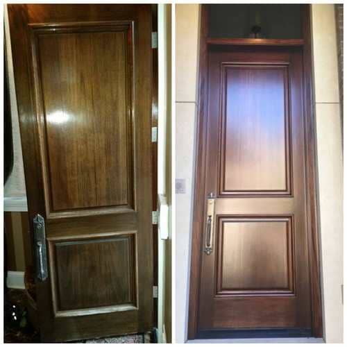 Wooden Door — Wood Finishing in Addison, IL