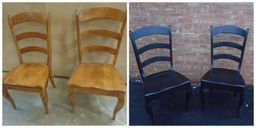 Colored Chair — Wood Finishing in Addison, IL