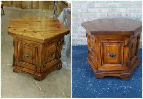 Wooden Nightstand — Wood Finishing in Addison, IL