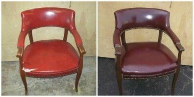 Reupholster Desk Chair — Wood Finishing in Addison, IL