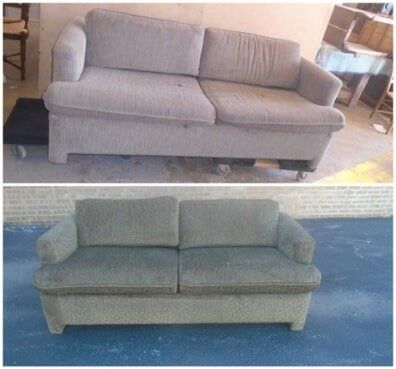 Reupholster Sofa — Wood Finishing in Addison, IL