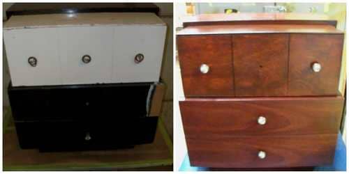 Four Drawer Dresser — Wood Finishing in Addison, IL