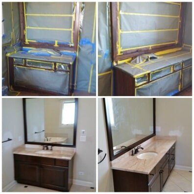Master Bathroom — Wood Finishing in Addison, IL