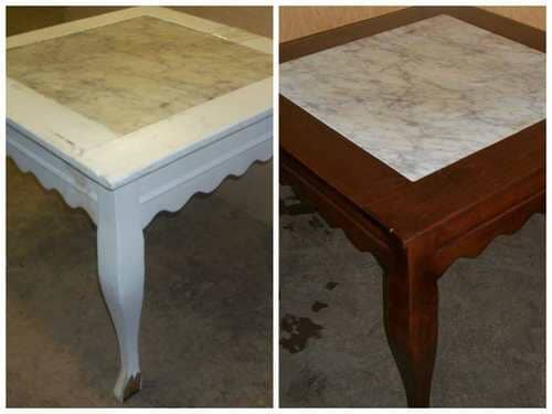 Marble Table — Wood Finishing in Addison, IL