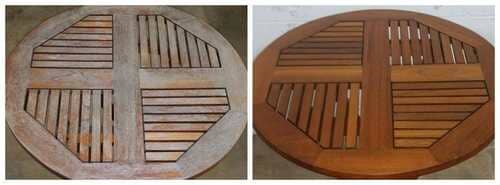 Interlocking Wood Table — Wood Finishing in Addison, IL