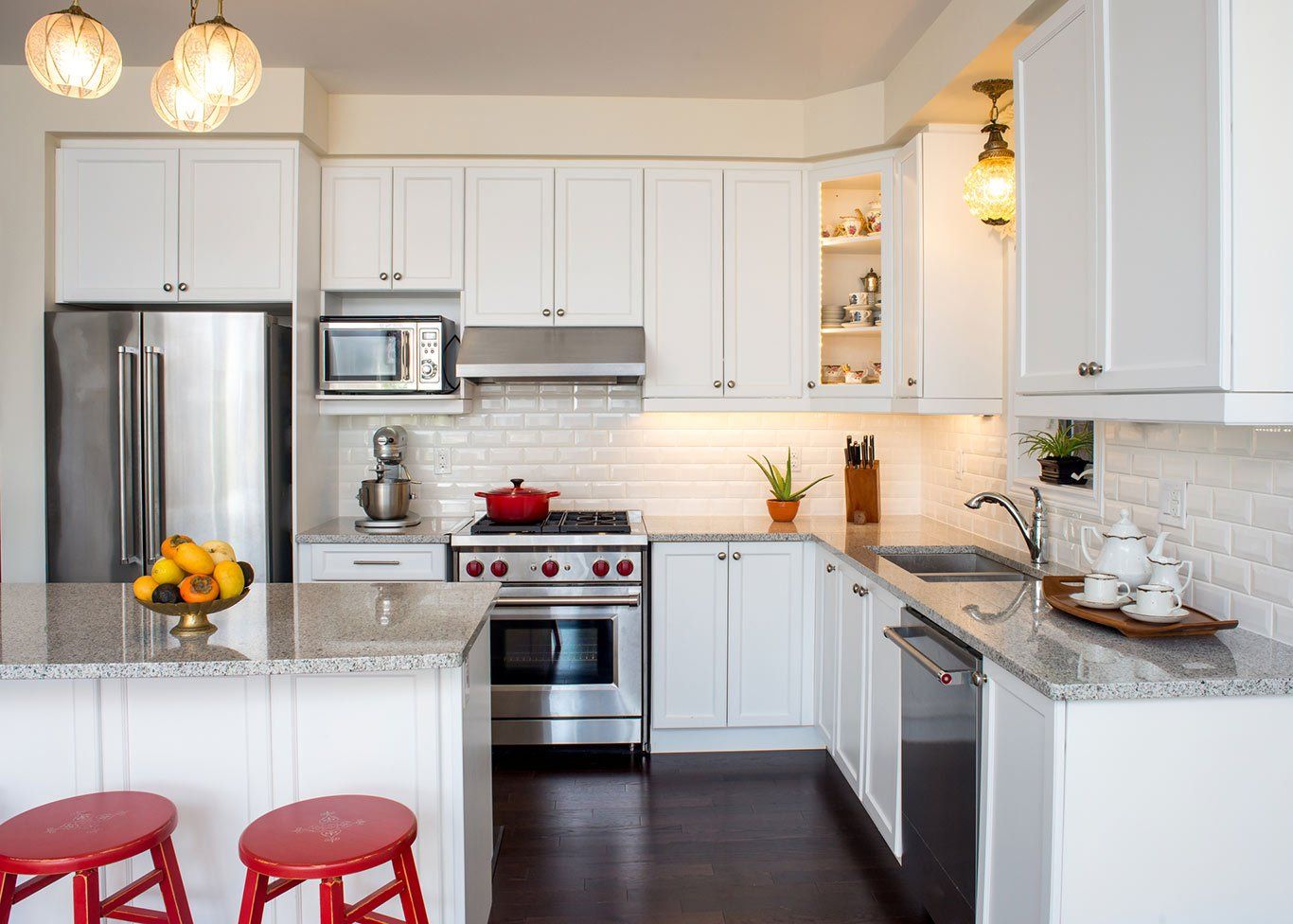 Kitchen Retro Style — Kitchen with Touch of Retro Style in Addison, IL