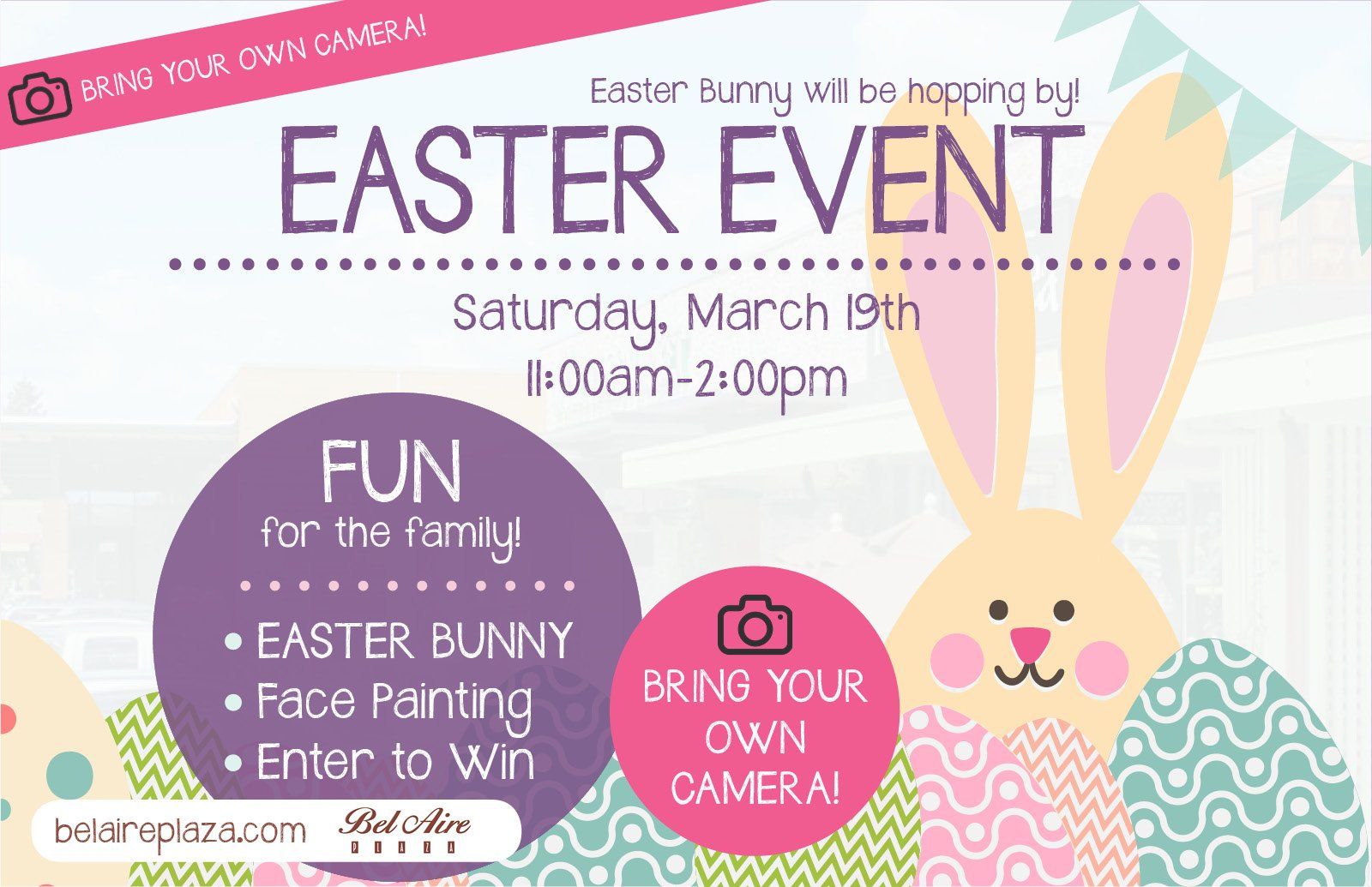 A poster for an easter event on march 19th