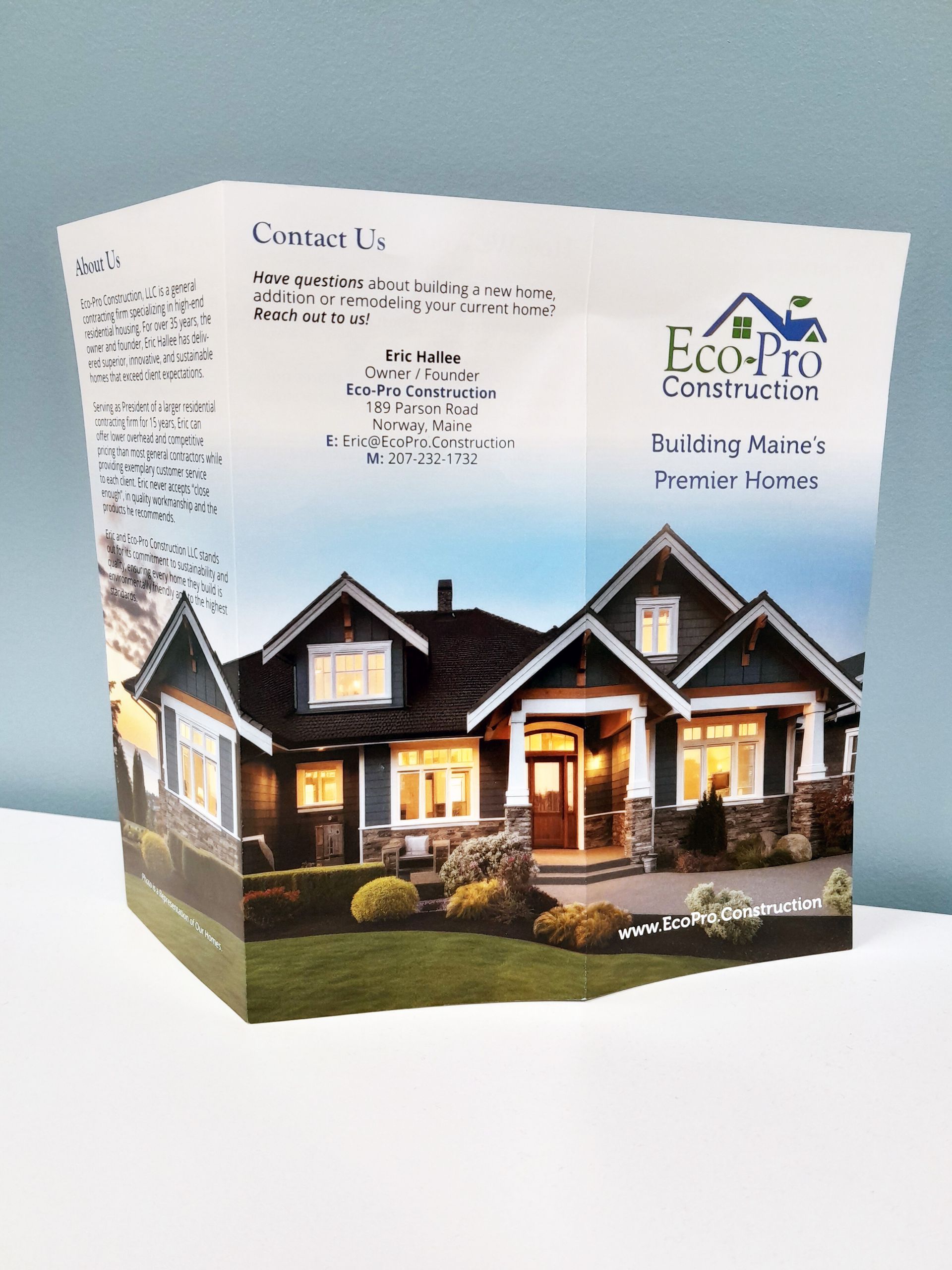 Home Builder Tri-Fold Brochure