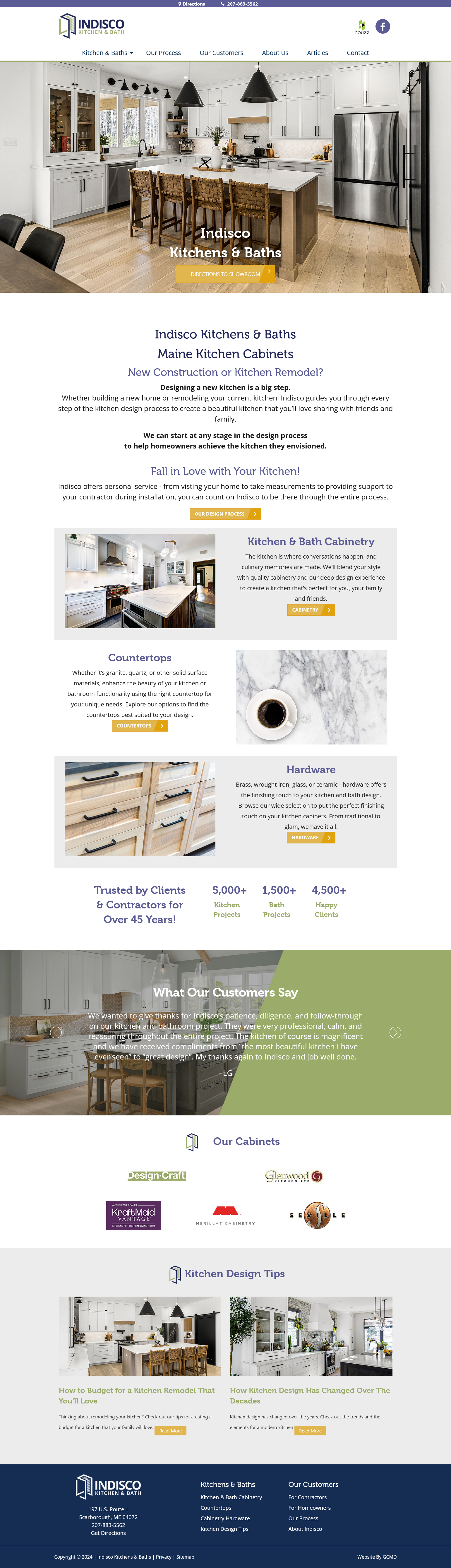 Home Builder Marketing for Kitchen Cabinetry Website Design and SEO