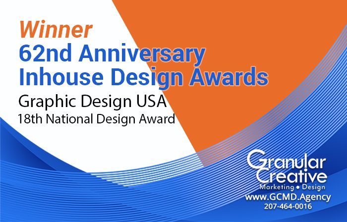 Winner 62nd Anniversary Inhouse Design Awards - GDUSA- Our 18th National Design Award