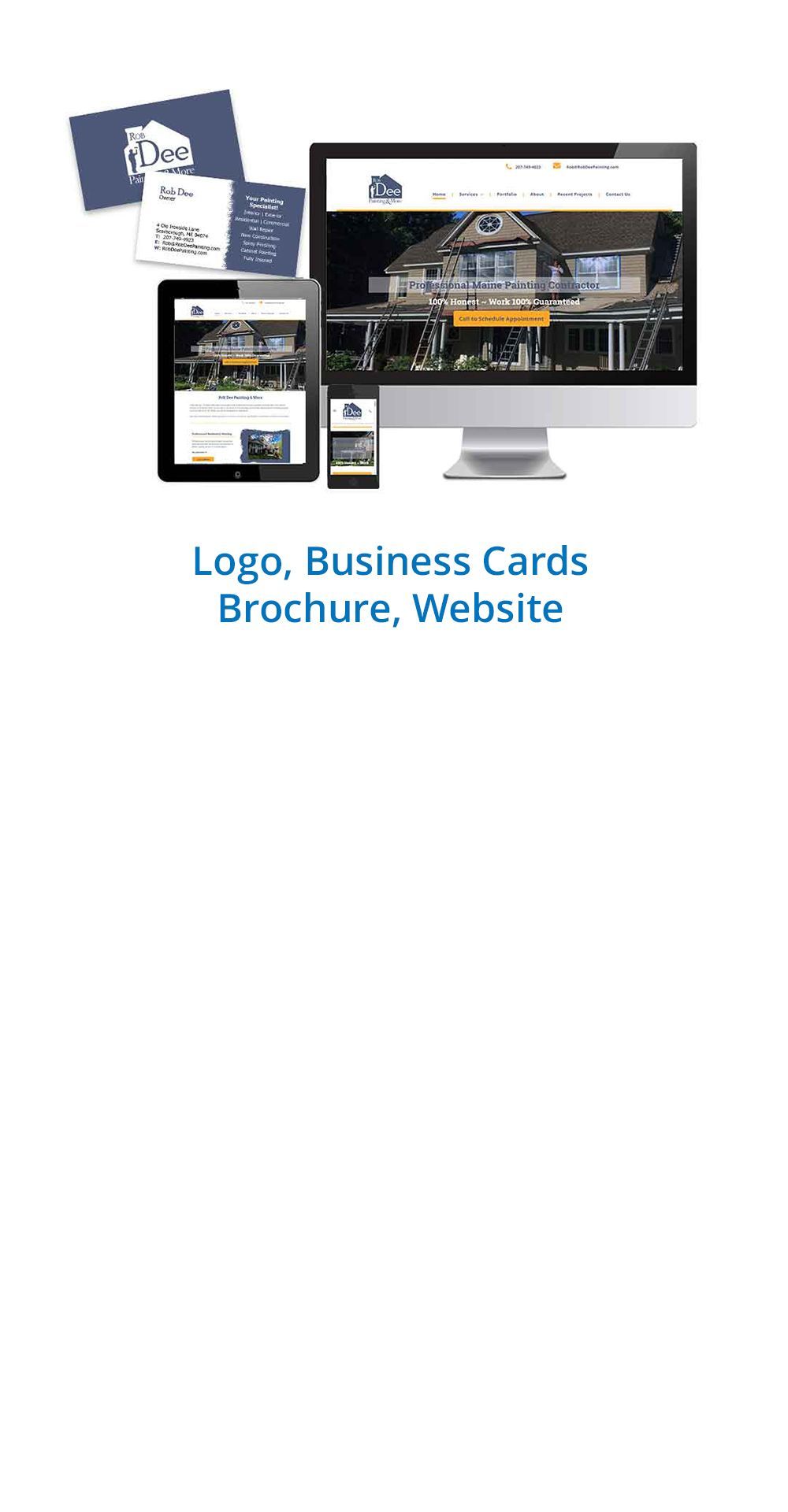 Painting Contractor Website Design, Logo Design, Marketing