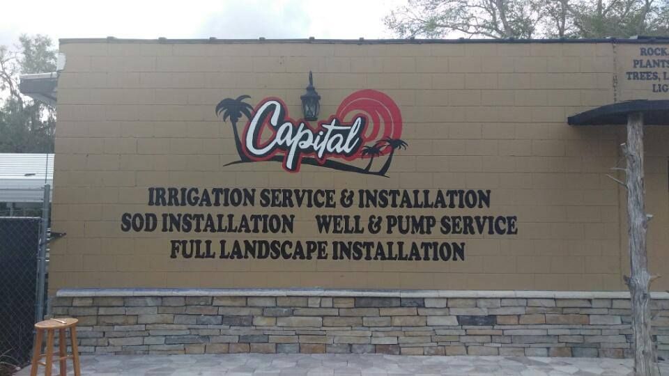 A building with a Capital sign on it