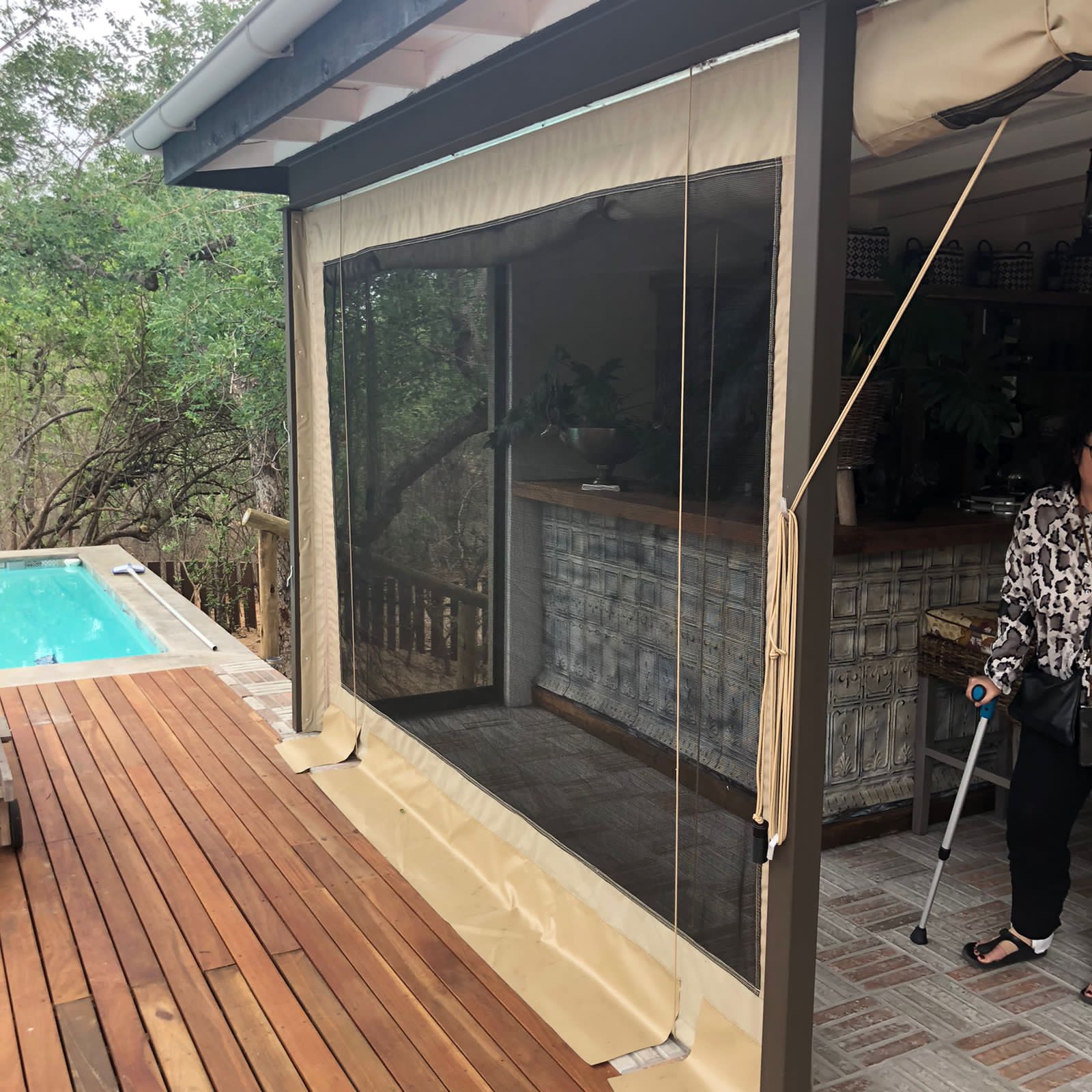 Canvas Outdoor Blinds by KUKU Kanvas