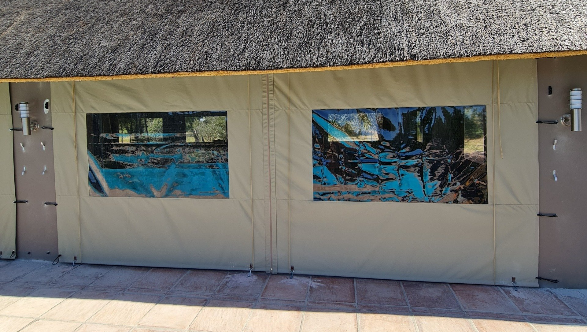 Canvas Rope & Pulley Blinds