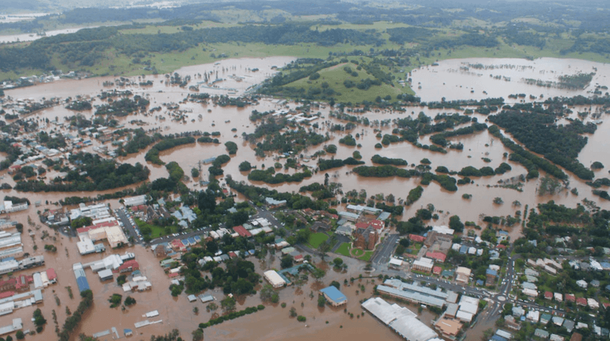 Floods in Lismore, NSW