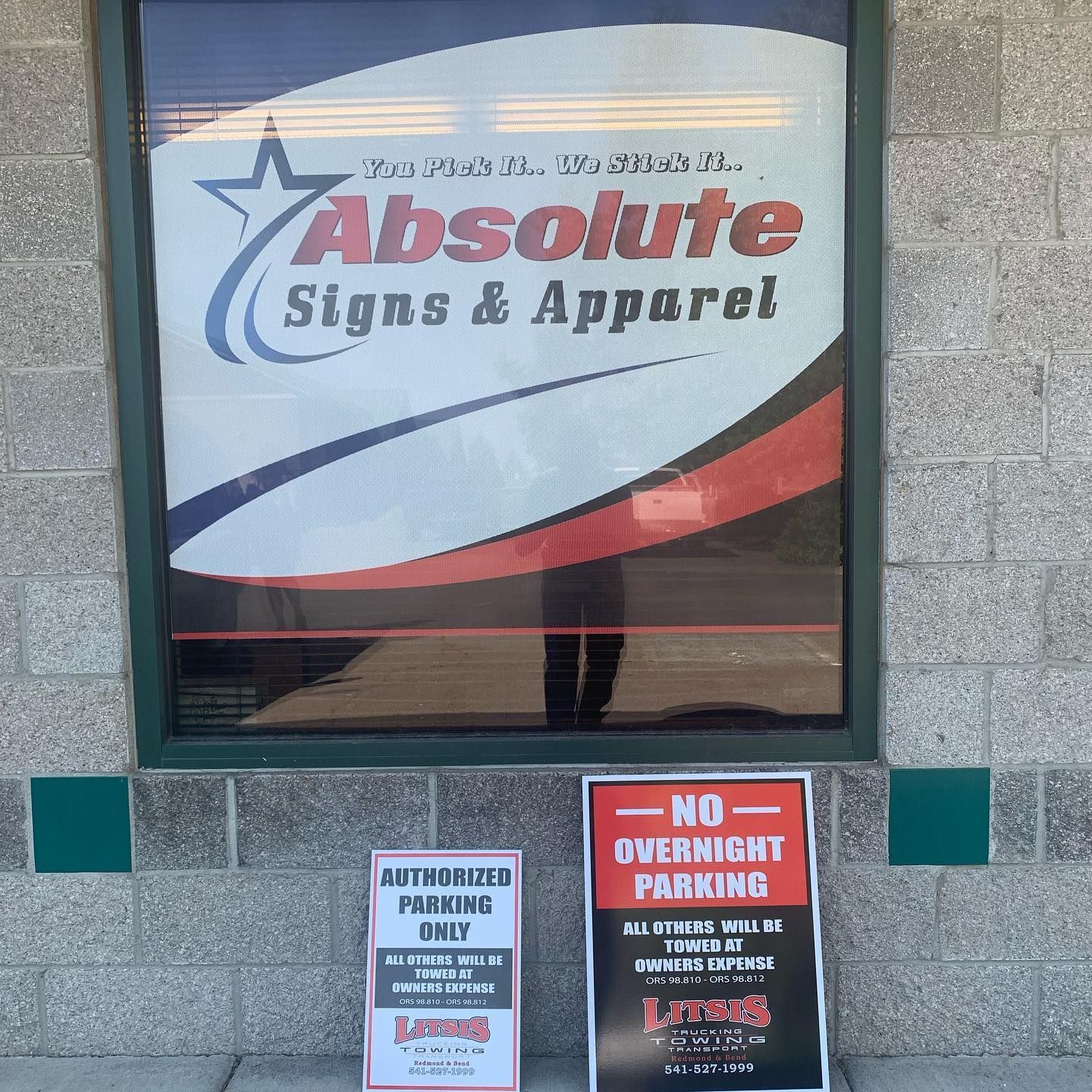 absolute signs & apparel product samples