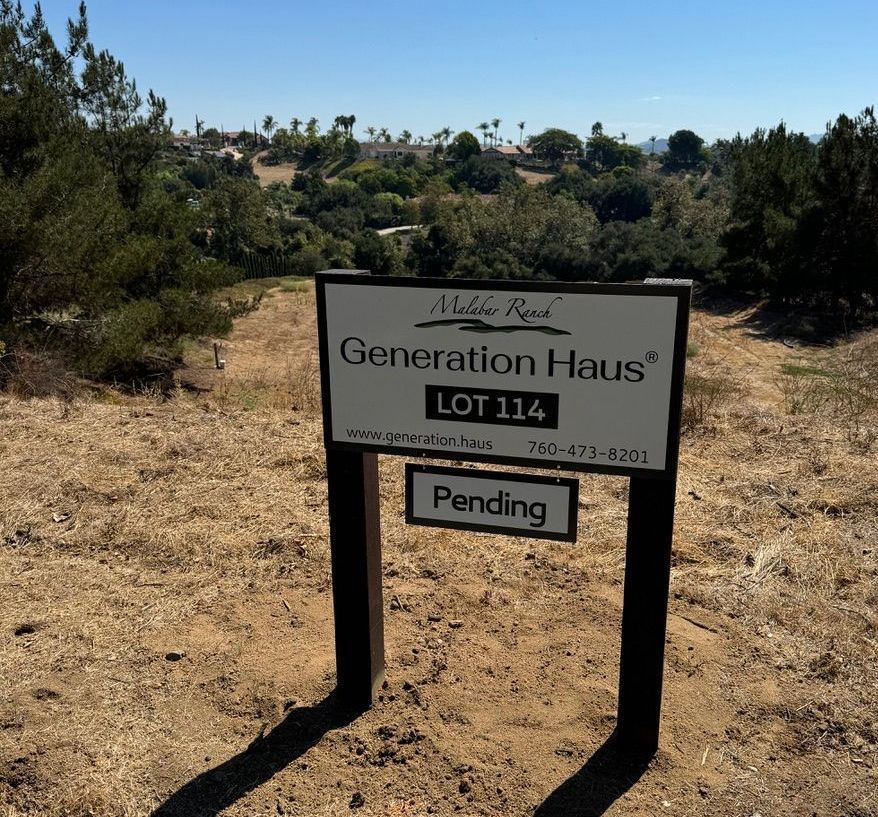 Lot 114 - Flat, secluded, private, views, lots of natural landscaping protection.