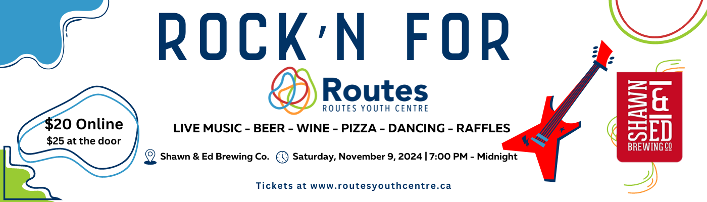 ROCK'N FOR ROUTES FUND RAISER