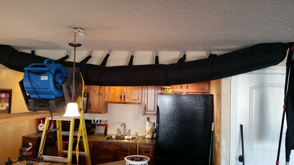 water damage restoration project in Ogden, UT