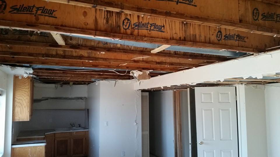 water damage restoration project in ogden, ut