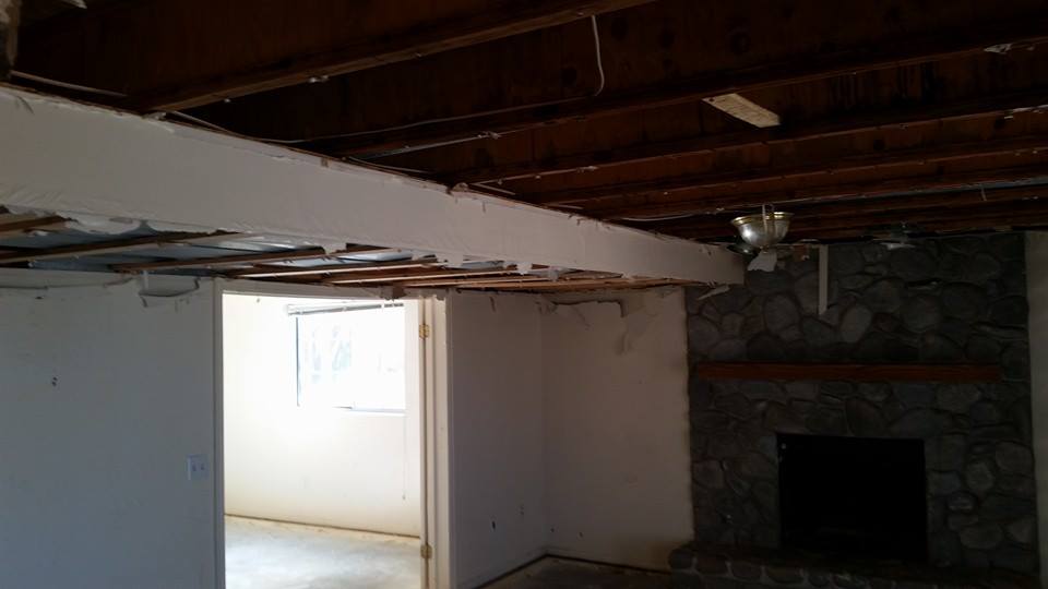 water damage restoration project in Ogden, UT