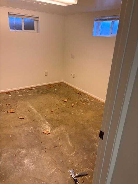 Restored bedroom space