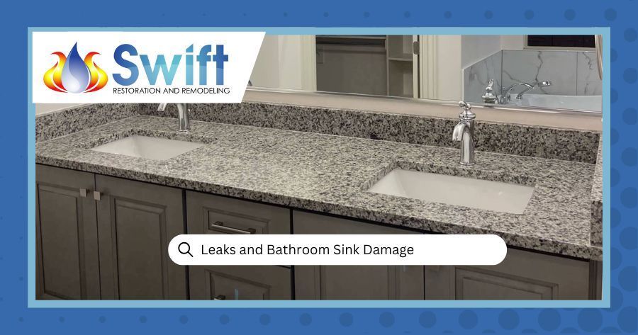 Water Damage from Bathroom Sink Issues