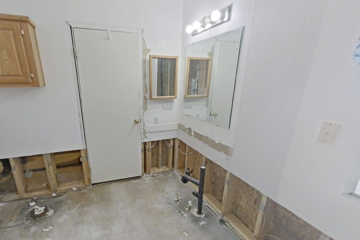 Bathroom Water Damage