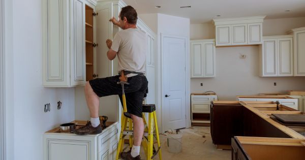 how to repair kitchen cabinets with water damage