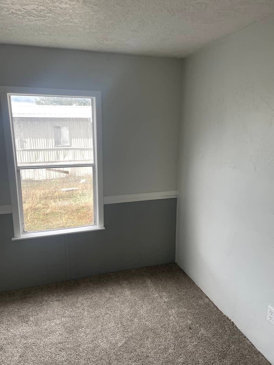 water damage after job photo