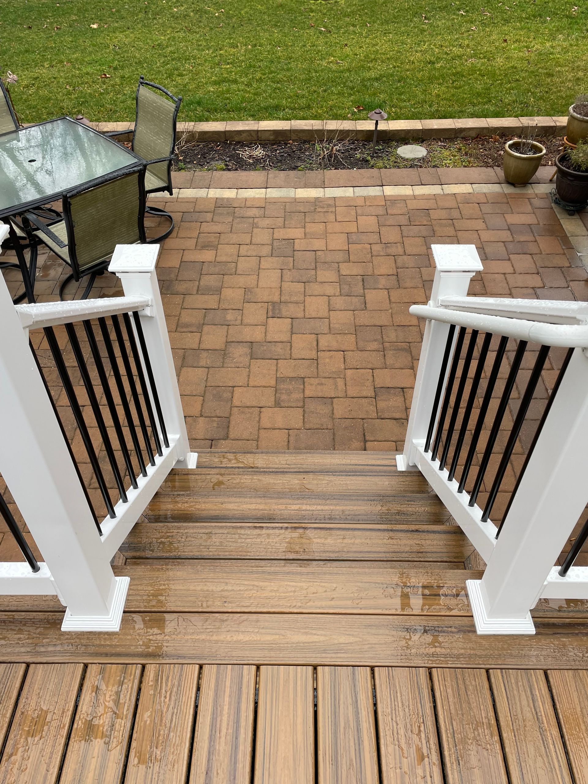 Beautifully Lit Outdoor Oasis Downstairs | Richmond, VA | Bon Air Exteriors