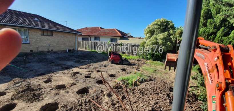 Pier Holes & Site Cut