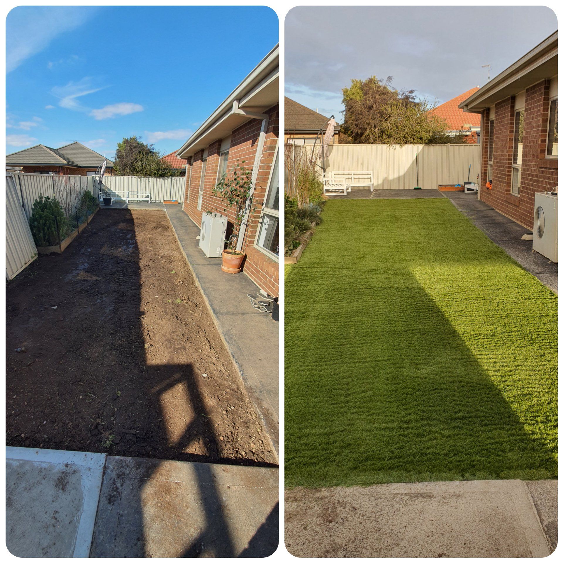 Before & After Landscaping