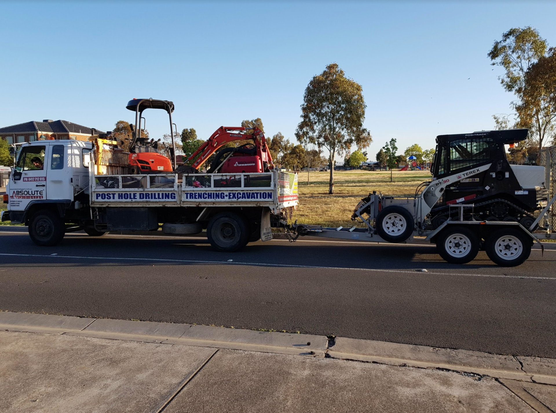 Our Machines Possi Track, Excavator, Dingo & Tipper