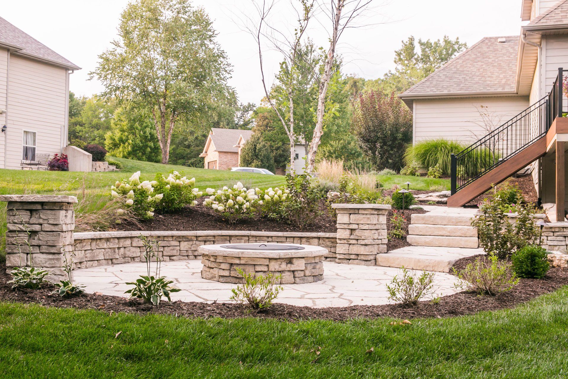 stone fire pit