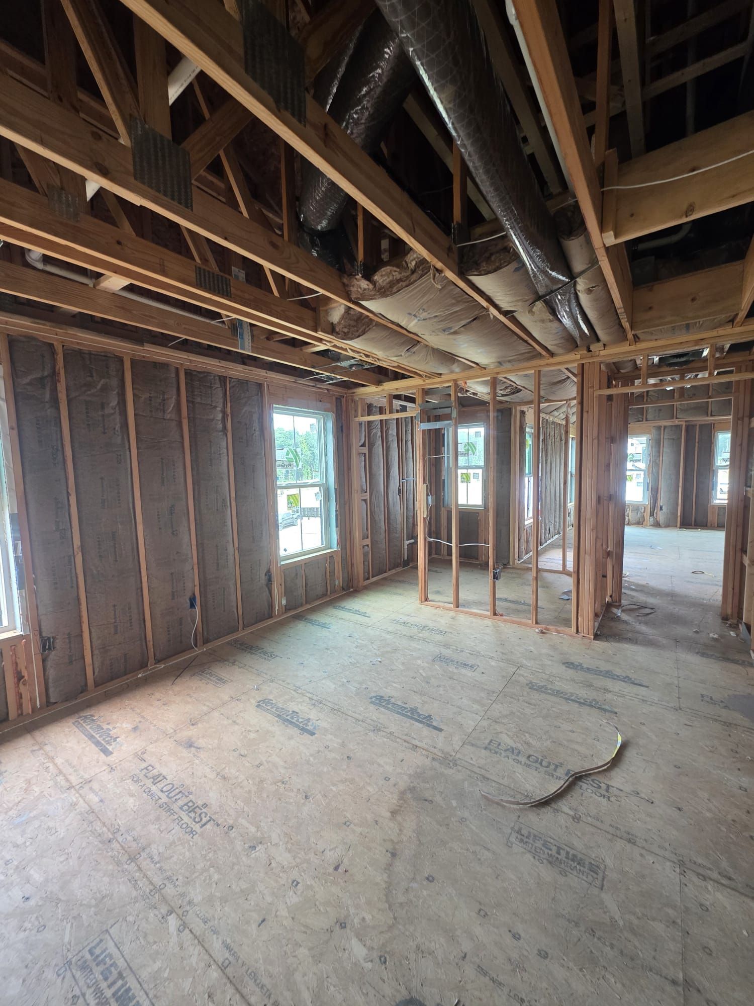 after installing fiberglass insulation for wall insulation project near East Brunswick NJ