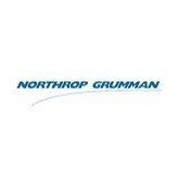 El logotipo de Northrop Grumman está sobre un fondo blanco.