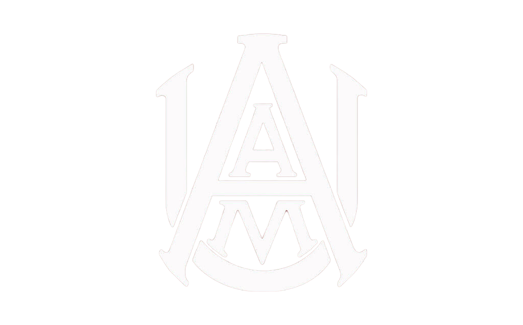 The auburn tigers logo is white on a white background.