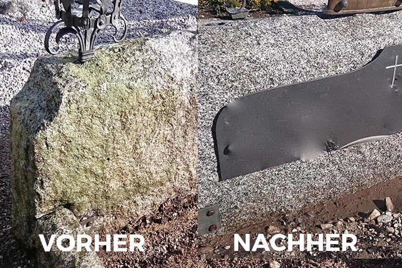 Grabsteinreinigung