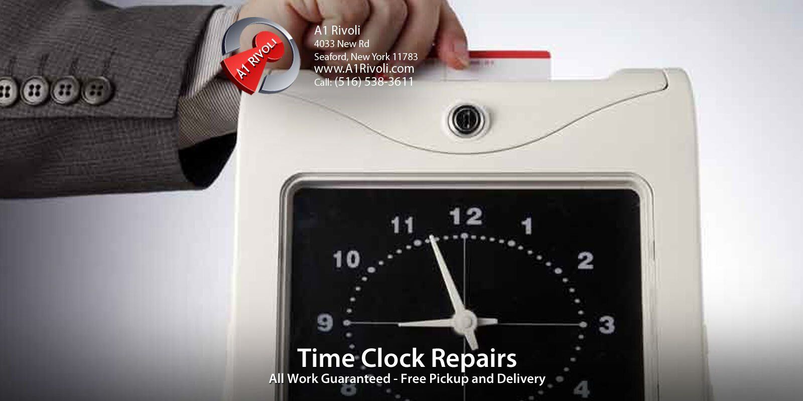 Time Clock Repairs Nassau County NY A1 Rivoli Since 1935