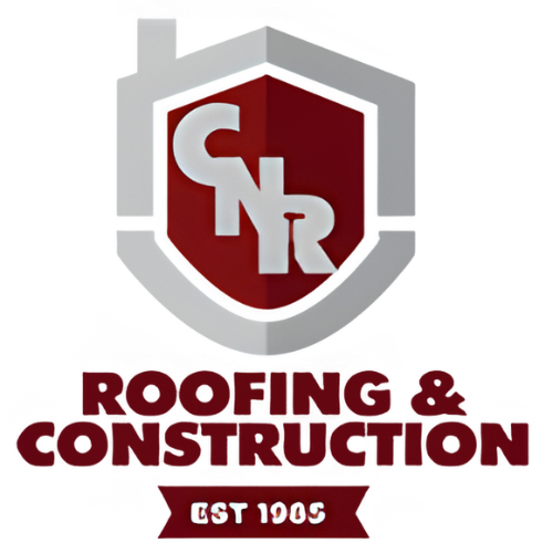 A logo for a company called roofing and construction