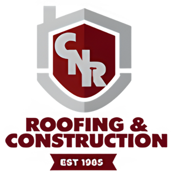 A logo for a company called roofing and construction